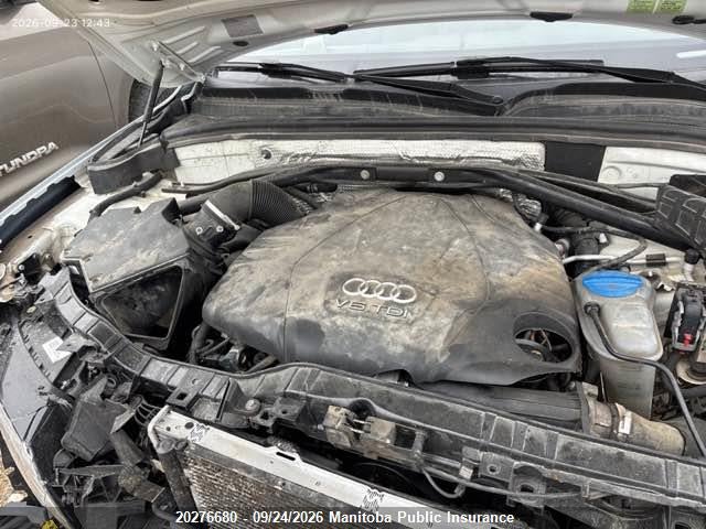 2014 Audi Q5 V6 Tdi მანქანა იყიდება აუქციონზე, vin: WA1LMCFP0EA032238, აუქციონის ნომერი: 20276680