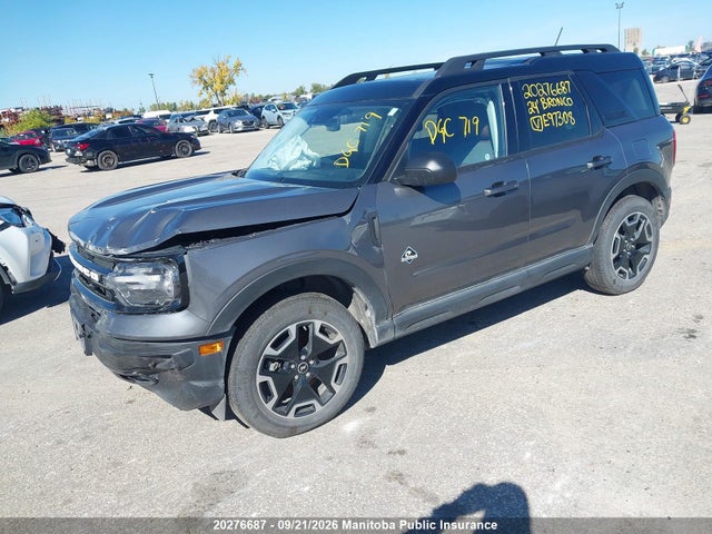 20276687 :رقم المزاد ، 3FMCR9C60RRE97308 vin ، 2024 Ford Bronco Sport Outer Banks مزاد بيع