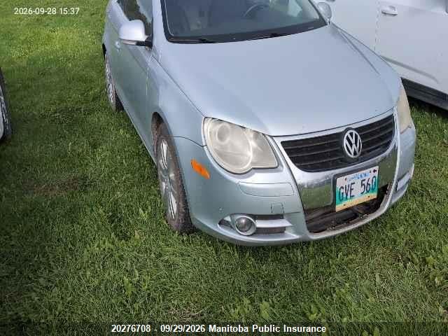 2007 Volkswagen Eos 2.0t მანქანა იყიდება აუქციონზე, vin: WVWBA71F37V004199, აუქციონის ნომერი: 20276708