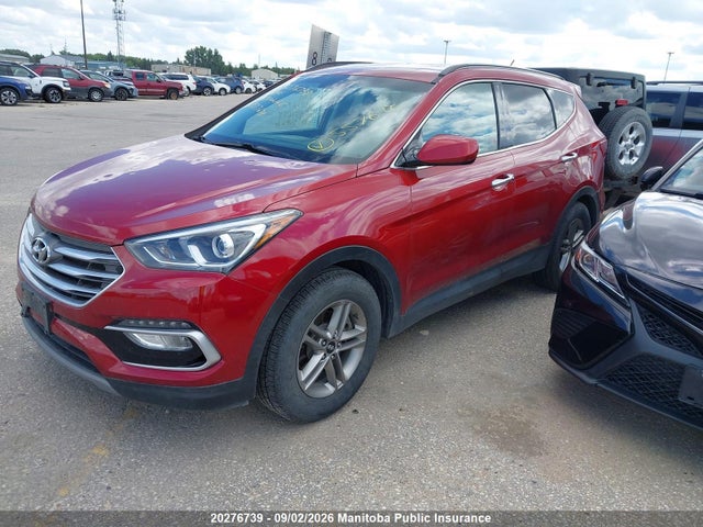 20276739 :رقم المزاد ، 5XYZTDLB7JG557678 vin ، 2018 Hyundai Santa Fe Sport مزاد بيع