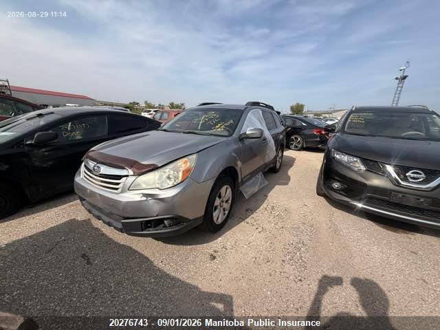 20276743 :رقم المزاد ، 4S4BRGBC8B3366915 vin ، 2011 Subaru Outback 2.5i مزاد بيع