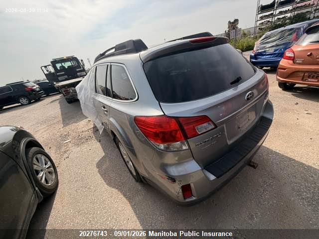 20276743 :رقم المزاد ، 4S4BRGBC8B3366915 vin ، 2011 Subaru Outback 2.5i مزاد بيع