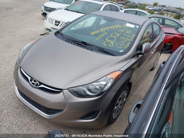 2013 Hyundai Elantra Gl მანქანა იყიდება აუქციონზე, vin: 5NPDH4AE4DH399502, აუქციონის ნომერი: 20276757