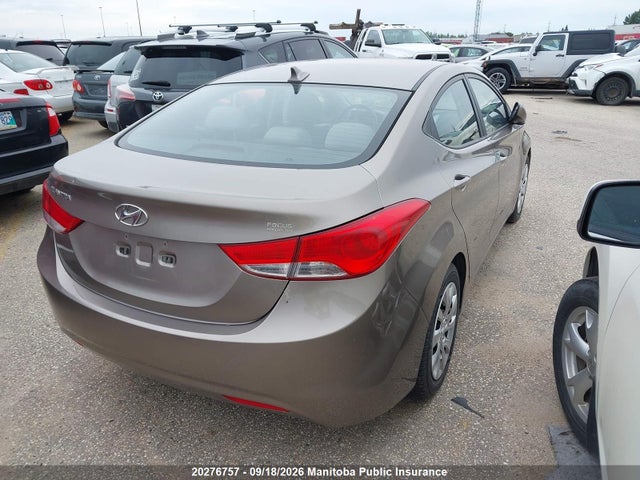 2013 Hyundai Elantra Gl მანქანა იყიდება აუქციონზე, vin: 5NPDH4AE4DH399502, აუქციონის ნომერი: 20276757