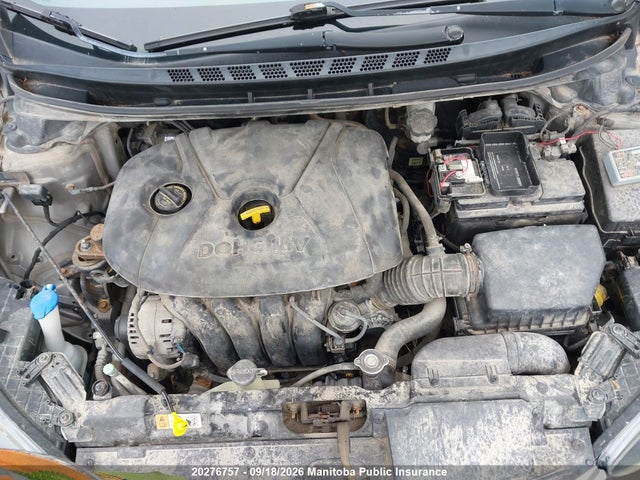 2013 Hyundai Elantra Gl მანქანა იყიდება აუქციონზე, vin: 5NPDH4AE4DH399502, აუქციონის ნომერი: 20276757