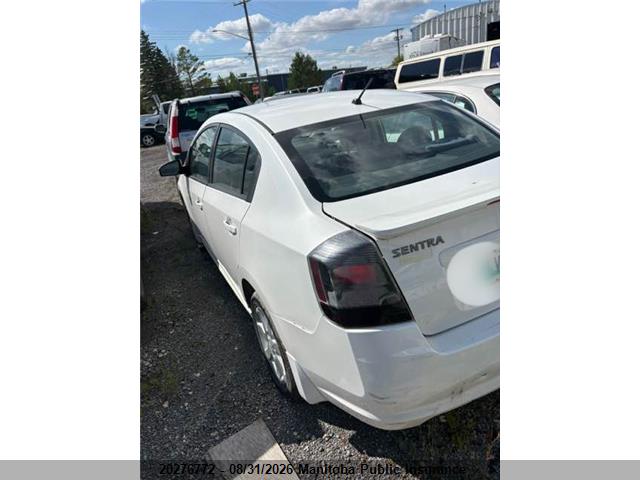 Aukcja sprzedaży 2012 Nissan Sentra 2.0 Sr, vin: 3N1AB6AP7CL743861, numer aukcji: 20276772