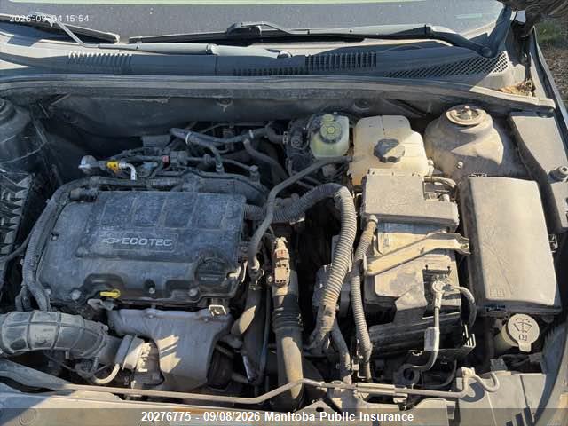 20276775 :رقم المزاد ، 1G1PC5SB5E7332847 vin ، 2014 Chevrolet Cruze Lt Turbo مزاد بيع