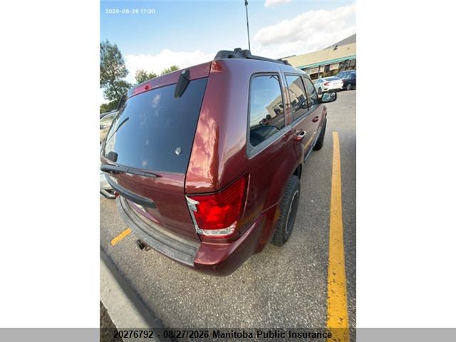 2008 Jeep Grand Cherokee Laredo მანქანა იყიდება აუქციონზე, vin: 1J8GR48K98C160771, აუქციონის ნომერი: 20276792