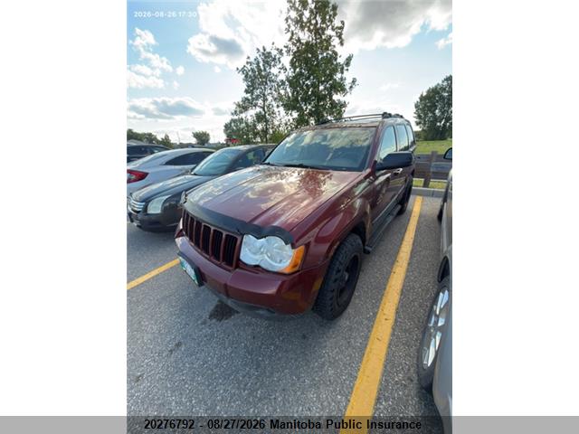 2008 Jeep Grand Cherokee Laredo მანქანა იყიდება აუქციონზე, vin: 1J8GR48K98C160771, აუქციონის ნომერი: 20276792