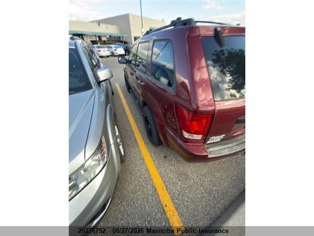 2008 Jeep Grand Cherokee Laredo მანქანა იყიდება აუქციონზე, vin: 1J8GR48K98C160771, აუქციონის ნომერი: 20276792