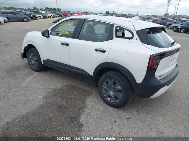 Aukcja sprzedaży 2025 Nissan Kicks S, vin: 3N8AP6BA9SL301515, numer aukcji: 20276803