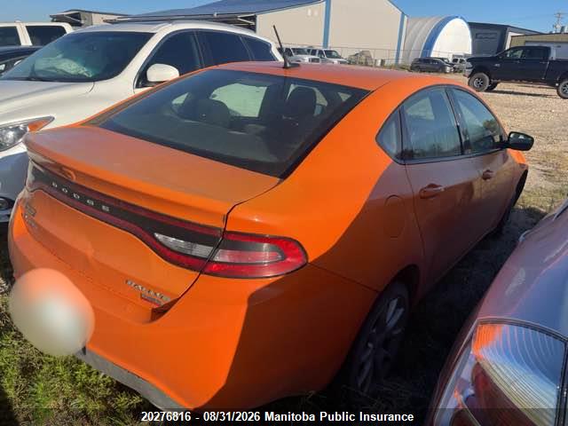 Aukcja sprzedaży 2013 Dodge Dart Sxt, vin: 1C3CDFBH3DD201806, numer aukcji: 20276816
