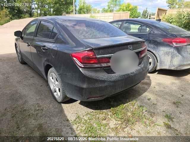 Aukcja sprzedaży 2013 Honda Civic Ex, vin: 2HGFB2E52DH010794, numer aukcji: 20276820