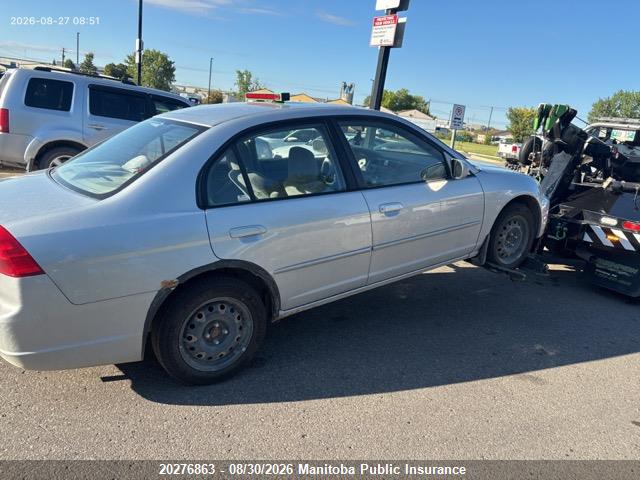 Продажа на аукционе авто 2002 Honda Civic Lx-g, vin: 2HGES15812H923303, номер лота: 20276863