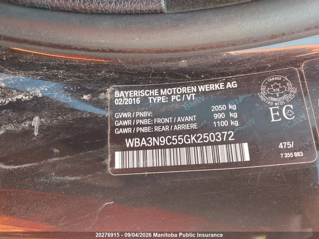 Aukcja sprzedaży 2016 Bmw 428i Xdrive, vin: WBA3N9C55GK250372, numer aukcji: 20276915