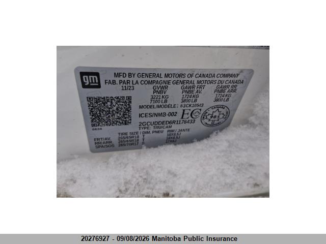 2GCUDDED6R1176433 Chevrolet Silverado 1500 Lt Crew Cab