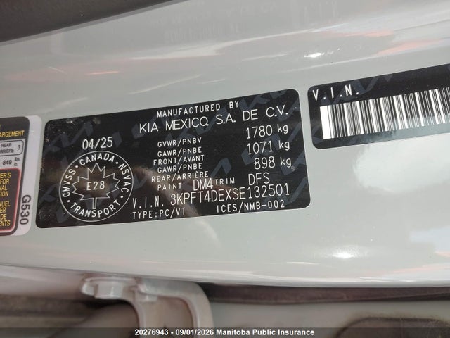 KIA K4 Lx 2025 3KPFT4DEXSE132501 Image 8
