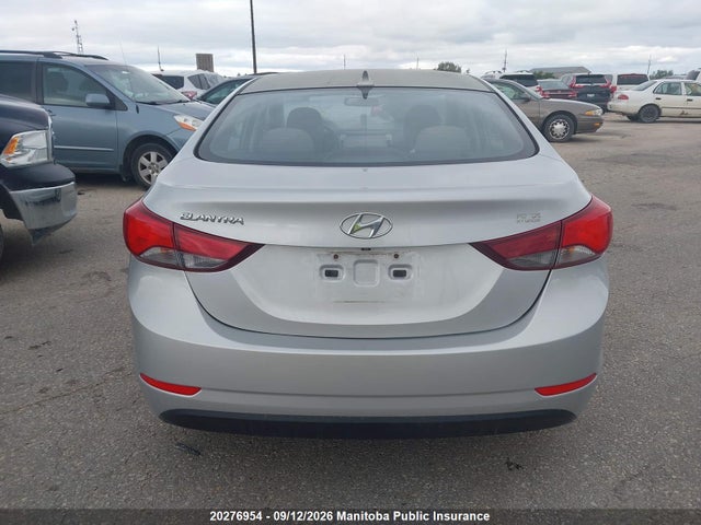 Продаж на аукціоні авто 2014 Hyundai Elantra Gls, vin: 5NPDH4AEXEH527792, номер лоту: 20276954