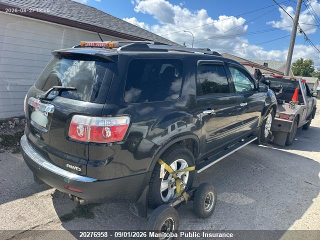 Продаж на аукціоні авто 2010 Gmc Acadia Sle, vin: 1GKLVLED9AJ184544, номер лоту: 20276958