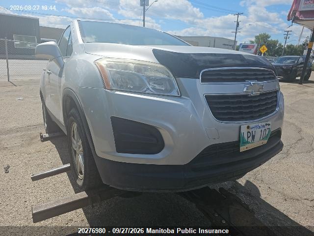 Chevrolet Trax Lt 2014 3GNCJRSB6EL166702 головне зображення
