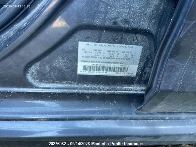 Aukcja sprzedaży 2007 Mazda 3 Mazda Sport Gt, vin: JM1BK343X71757713, numer aukcji: 20276982