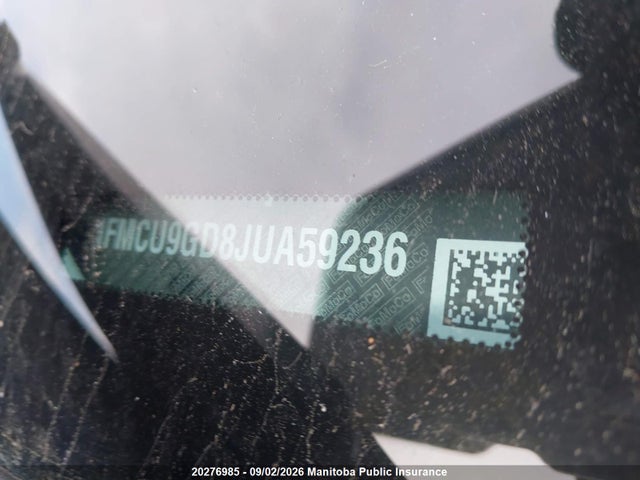 Ford ESCAPE SE 2018 1FMCU9GD8JUA59236 Image 8