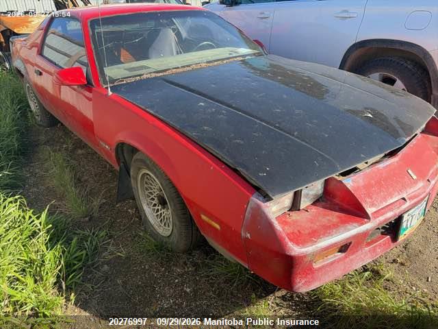 1985 Chevrolet Camaro მანქანა იყიდება აუქციონზე, vin: 1G1FP87SXFL443607, აუქციონის ნომერი: 20276997