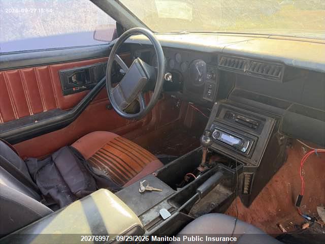1985 Chevrolet Camaro მანქანა იყიდება აუქციონზე, vin: 1G1FP87SXFL443607, აუქციონის ნომერი: 20276997