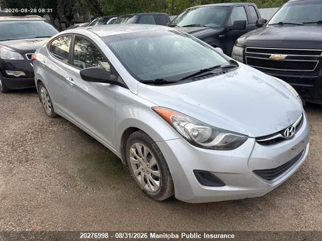 20276998 :رقم المزاد ، 5NPDH4AE0DH291541 vin ، 2013 Hyundai Elantra Gl مزاد بيع