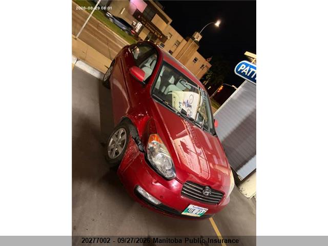 Aukcja sprzedaży 2011 Hyundai Accent Gls, vin: KMHCN4BC6BU620128, numer aukcji: 20277002