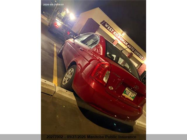 Aukcja sprzedaży 2011 Hyundai Accent Gls, vin: KMHCN4BC6BU620128, numer aukcji: 20277002