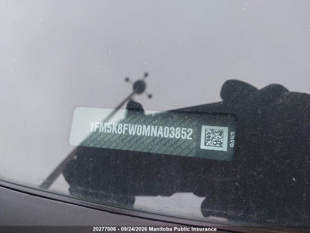 Aukcja sprzedaży 2021 Ford Explorer Limited Hybrid, vin: 1FM5K8FW0MNA03852, numer aukcji: 20277006