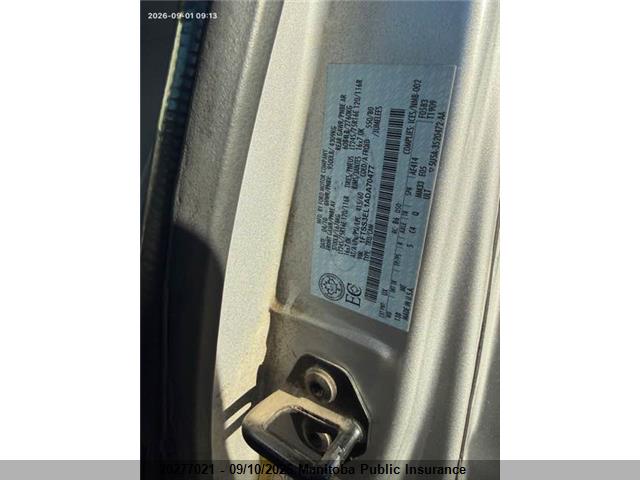 20277021 :رقم المزاد ، 1FTSS3EL1ADA70477 vin ، 2010 Ford E350 Econo Sd Cargo Van Ext مزاد بيع