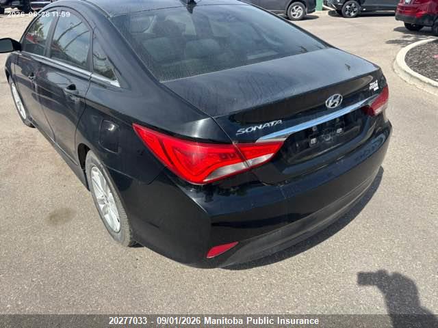 2014 Hyundai Sonata Gls მანქანა იყიდება აუქციონზე, vin: 5NPEB4AC3EH812595, აუქციონის ნომერი: 20277033