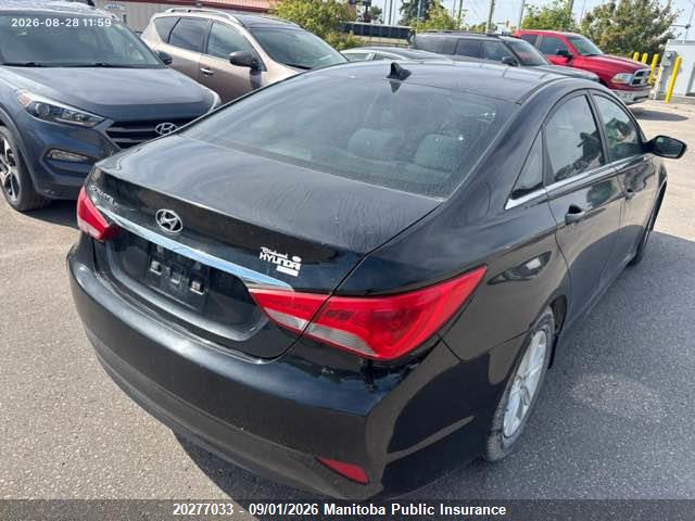 2014 Hyundai Sonata Gls მანქანა იყიდება აუქციონზე, vin: 5NPEB4AC3EH812595, აუქციონის ნომერი: 20277033