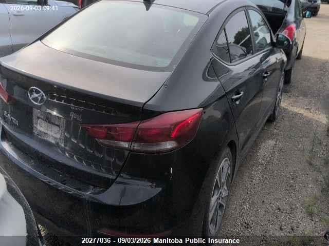 Продаж на аукціоні авто 2018 Hyundai Elantra Gls, vin: KMHD84LF9JU638948, номер лоту: 20277036
