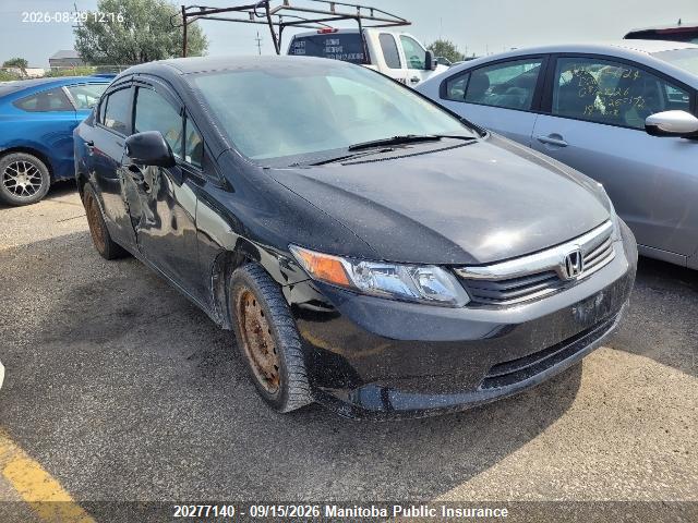 Auction sale of the 2012 Honda Civic Lx, vin: 2HGFB2F4XCH104314, lot number: 20277140