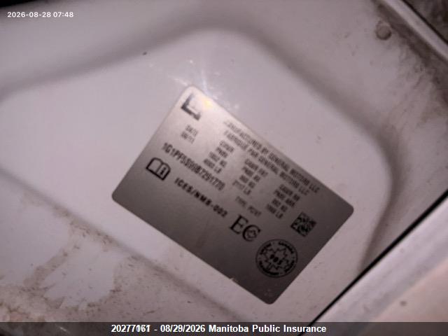 Aukcja sprzedaży 2011 Chevrolet Cruze Lt Turbo, vin: 1G1PF5S99B7291770, numer aukcji: 20277161