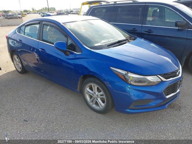 2017 Chevrolet Cruze Lt Turbo მანქანა იყიდება აუქციონზე, vin: 3G1BE5SM3HS605098, აუქციონის ნომერი: 20277180