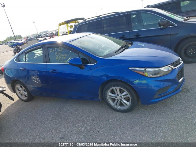 2017 Chevrolet Cruze Lt Turbo მანქანა იყიდება აუქციონზე, vin: 3G1BE5SM3HS605098, აუქციონის ნომერი: 20277180