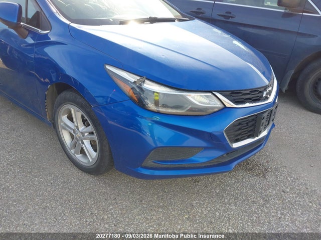 2017 Chevrolet Cruze Lt Turbo მანქანა იყიდება აუქციონზე, vin: 3G1BE5SM3HS605098, აუქციონის ნომერი: 20277180