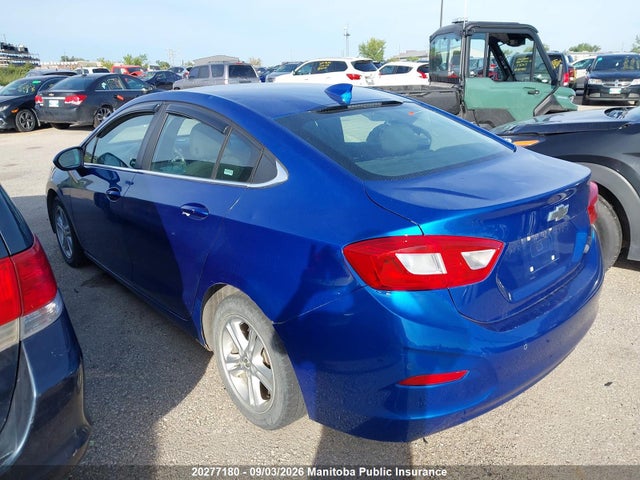 2017 Chevrolet Cruze Lt Turbo მანქანა იყიდება აუქციონზე, vin: 3G1BE5SM3HS605098, აუქციონის ნომერი: 20277180