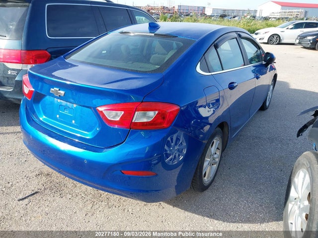 2017 Chevrolet Cruze Lt Turbo მანქანა იყიდება აუქციონზე, vin: 3G1BE5SM3HS605098, აუქციონის ნომერი: 20277180