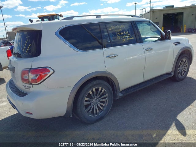 20277183 :رقم المزاد ، JN8AY2NE1J9734760 vin ، 2018 Nissan Armada Platinum مزاد بيع
