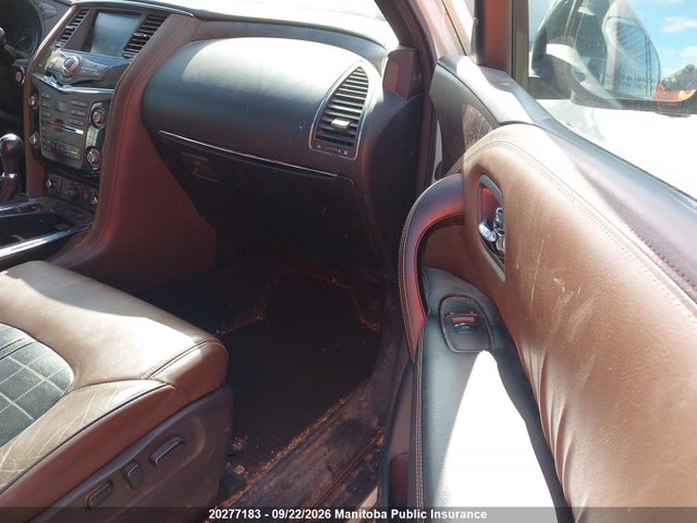 20277183 :رقم المزاد ، JN8AY2NE1J9734760 vin ، 2018 Nissan Armada Platinum مزاد بيع