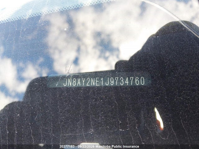 20277183 :رقم المزاد ، JN8AY2NE1J9734760 vin ، 2018 Nissan Armada Platinum مزاد بيع