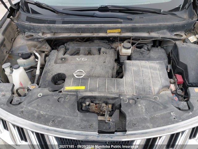 20277185 :رقم المزاد ، JN8AZ1MW1AW111111 vin ، 2010 Nissan Murano Sl مزاد بيع