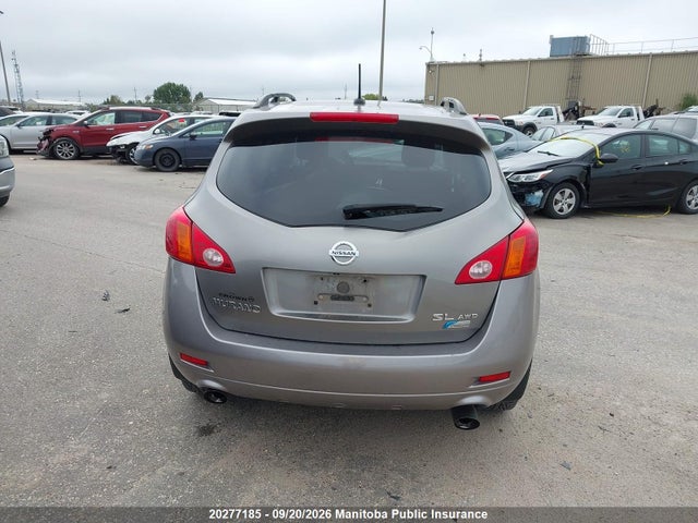 20277185 :رقم المزاد ، JN8AZ1MW1AW111111 vin ، 2010 Nissan Murano Sl مزاد بيع