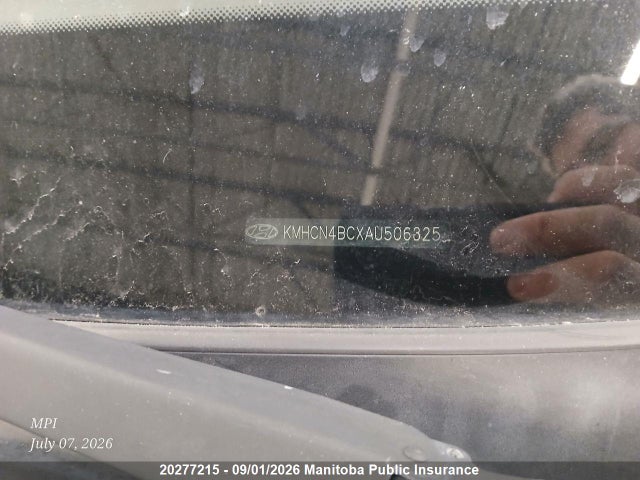 2010 Hyundai Accent Gl მანქანა იყიდება აუქციონზე, vin: KMHCN4BCXAU506325, აუქციონის ნომერი: 20277215