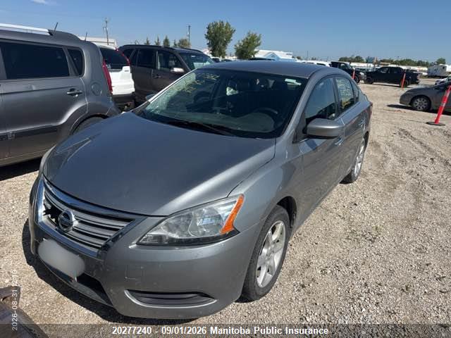 20277240 :رقم المزاد ، 3N1AB7AP6DL787390 vin ، 2013 Nissan Sentra 1.8 Sv مزاد بيع